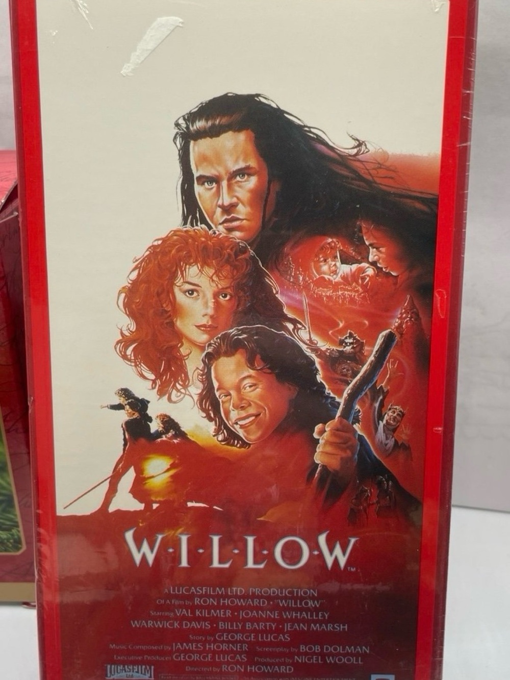 Willow Movie VHS Cover – Red and White Artwork